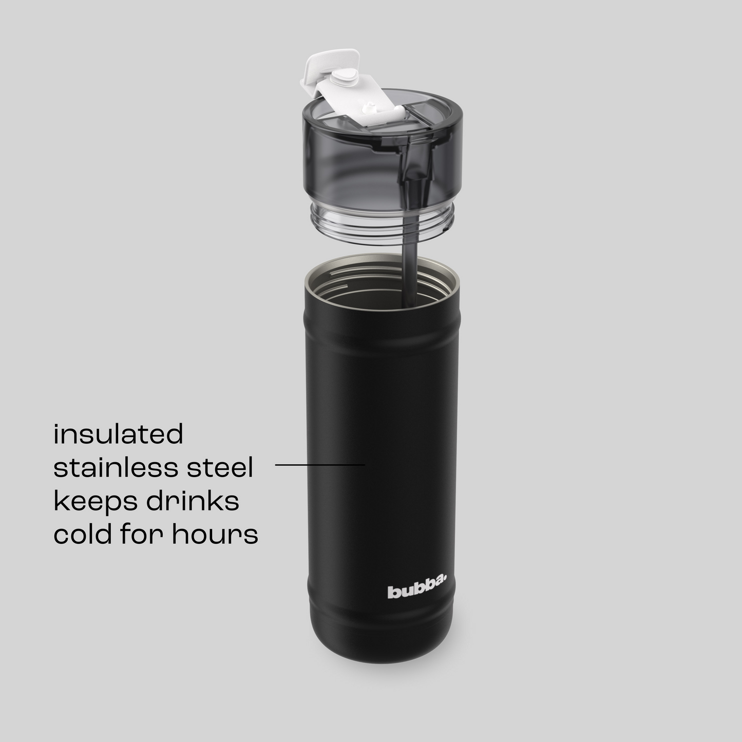 bubba 32 oz DualSip Insulated Stainless Steel Water Bottle - Office Siren - US 1794