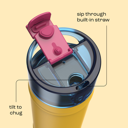 bubba 24 oz DualSip Insulated Stainless Steel Water Bottle - Spirit Week - US 3788