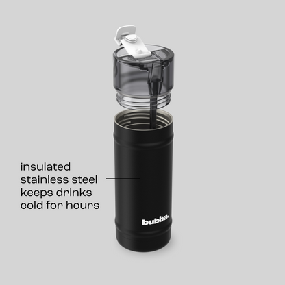 bubba 18 oz DualSip Insulated Stainless Steel Water Bottle -  Office Siren - US 7180