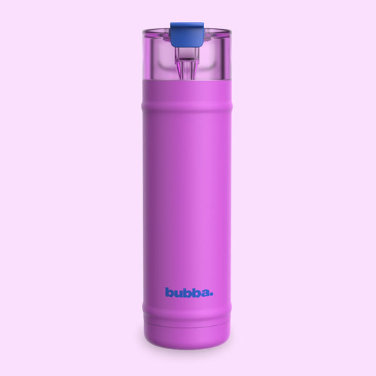 bubba 24 oz DualSip Insulated Stainless Steel Water Bottle - Mood Booster - US 2318
