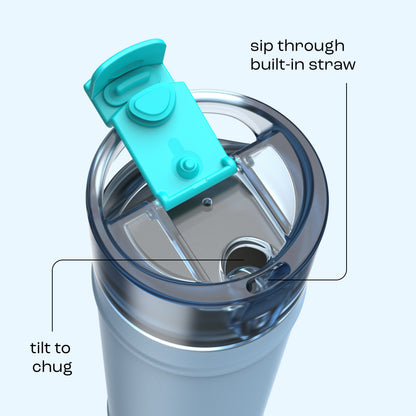 bubba 24 oz DualSip Insulated Stainless Steel Water Bottle - Daydreamin - US 1578