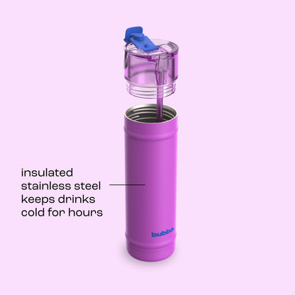 bubba 24 oz DualSip Insulated Stainless Steel Water Bottle - Mood Booster - US 2318