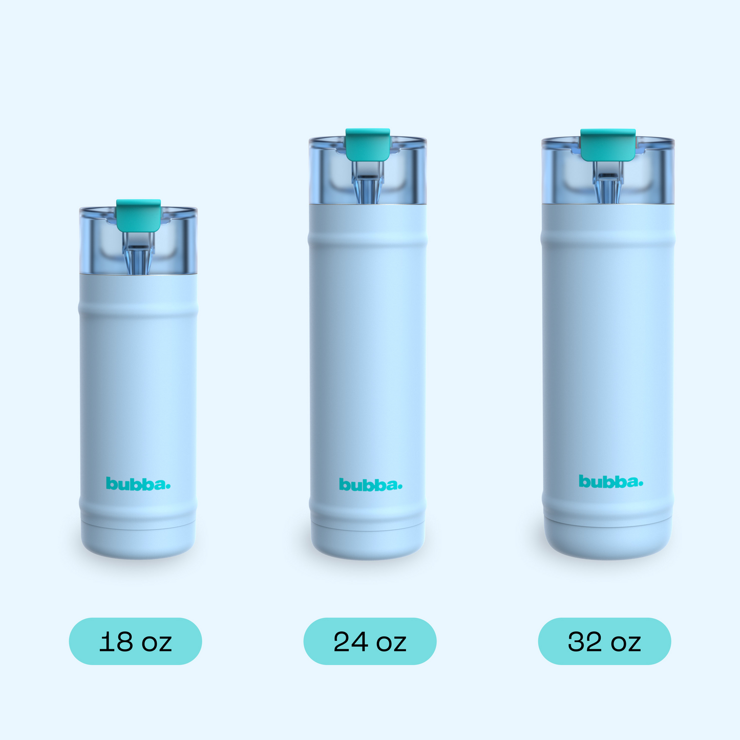 bubba 18 oz DualSip Insulated Stainless Steel Water Bottle - Daydreamin - US 4973