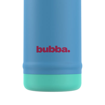 bubba 24 oz DualSip Insulated Stainless Steel Water Bottle - Blue Ribbon - US 2357