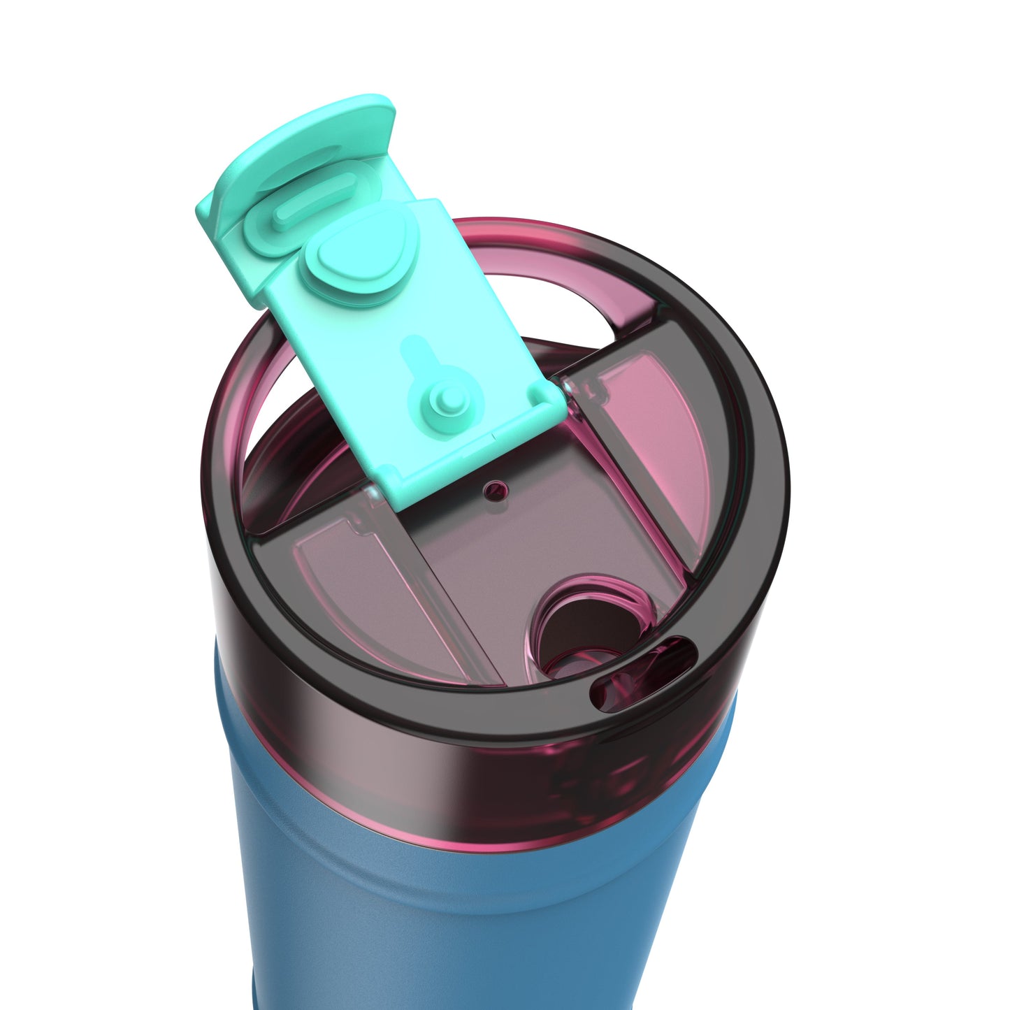 bubba 24 oz DualSip Insulated Stainless Steel Water Bottle - Blue Ribbon - US 2357