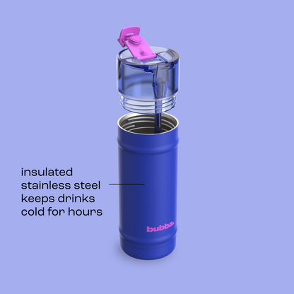 bubba 18 oz DualSip Insulated Stainless Steel Water Bottle - Ocean Energy - US 1847