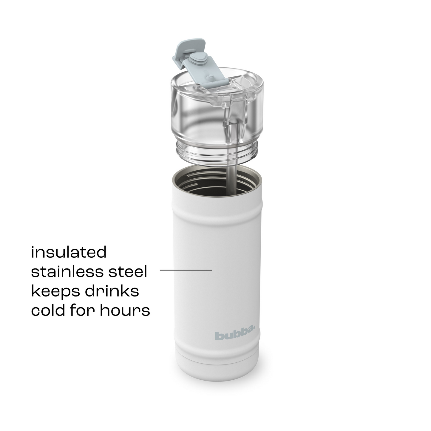bubba 18 oz DualSip Insulated Stainless Steel Water Bottle - Fresh Kicks - US 5286
