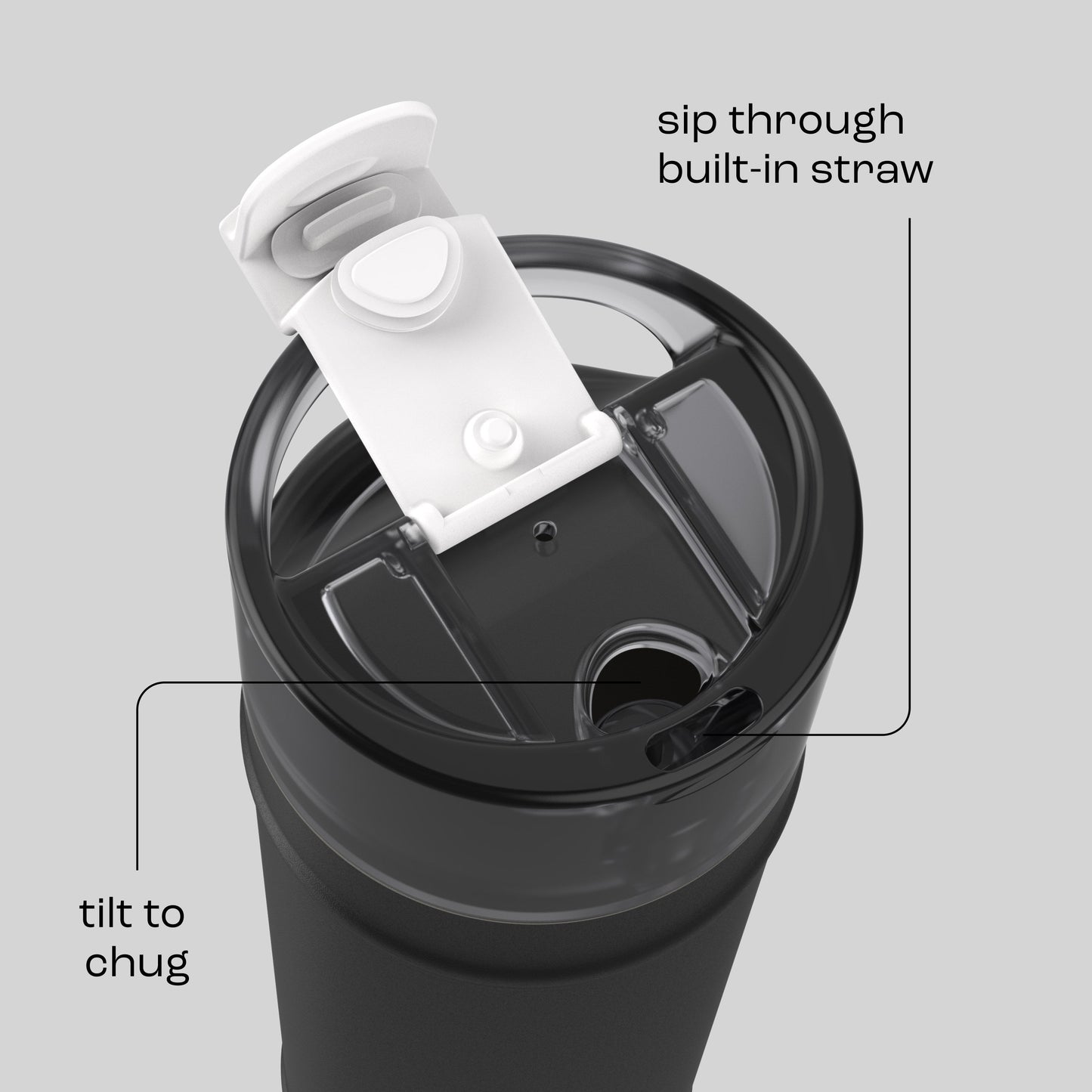 bubba 24 oz DualSip Insulated Stainless Steel Water Bottle - Office Siren - US 1754