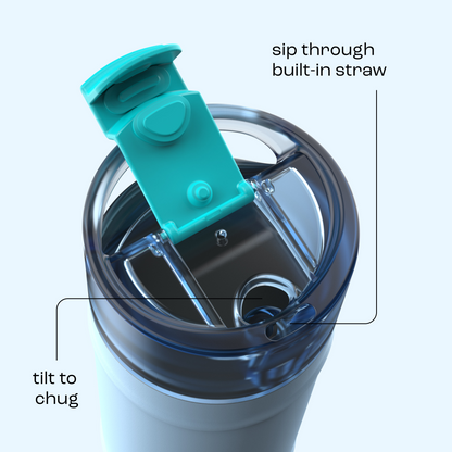 bubba 18 oz DualSip Insulated Stainless Steel Water Bottle - Daydreamin - US 4973