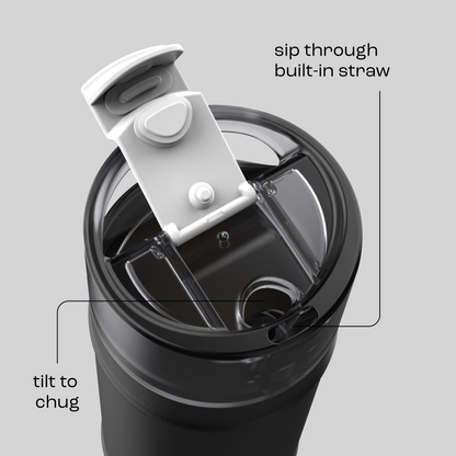bubba 18 oz DualSip Insulated Stainless Steel Water Bottle -  Office Siren - US 7180