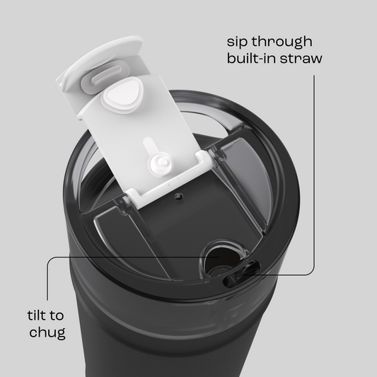 bubba 32 oz DualSip Insulated Stainless Steel Water Bottle - Office Siren - US 1794