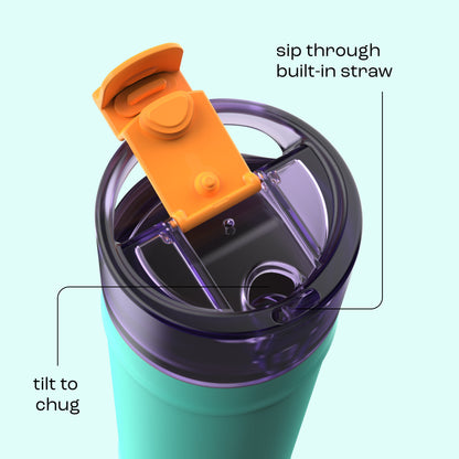 bubba 24 oz DualSip Insulated Stainless Steel Water Bottle -  Field Trip - US 2607