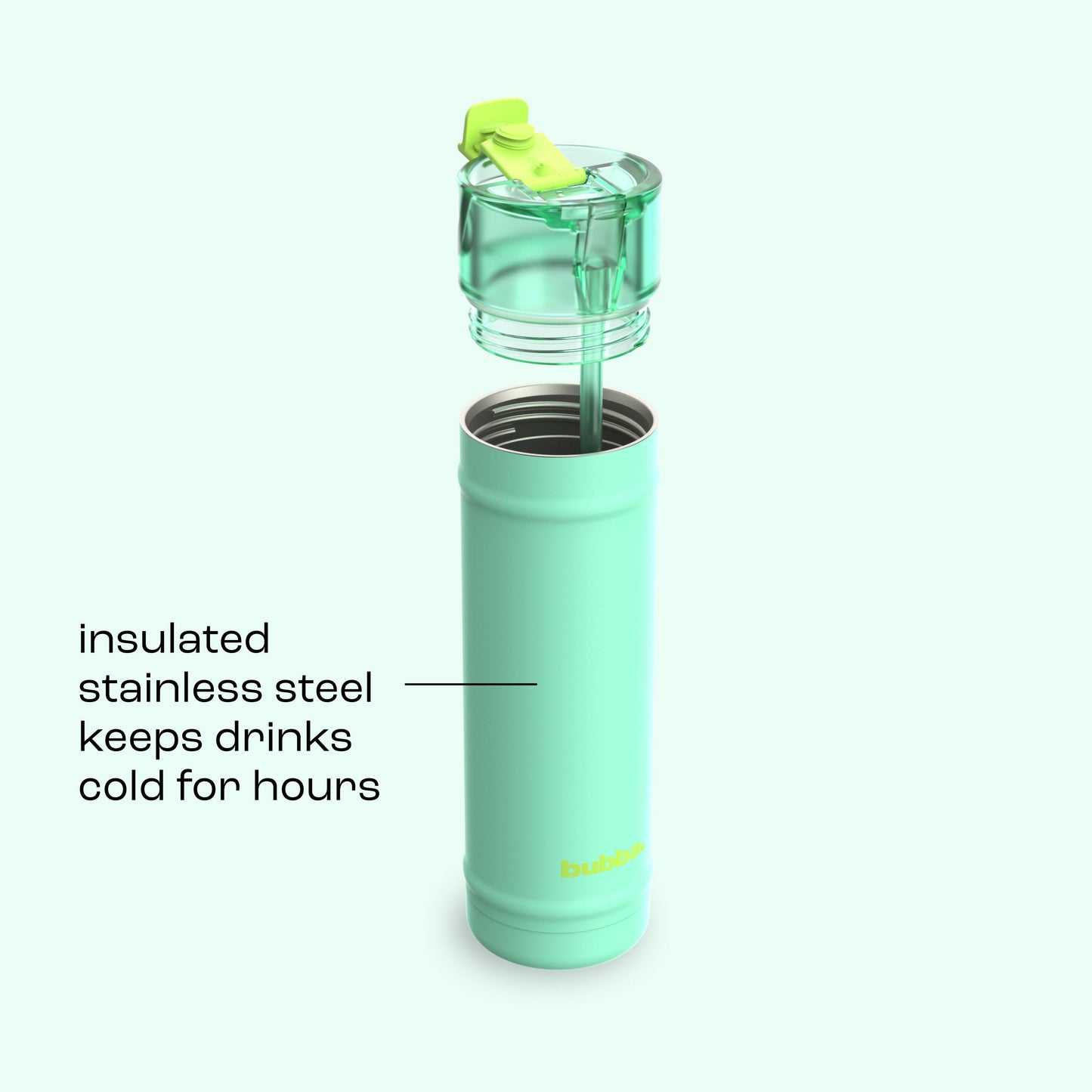 bubba 24 oz DualSip Insulated Stainless Steel Water Bottle - Tropical Eclipse - US 5109